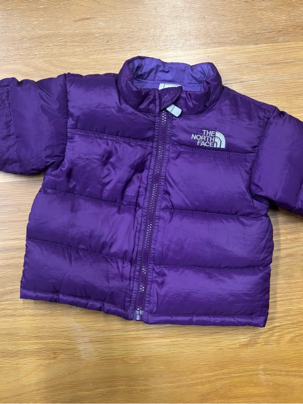 The North Face Baby Purple Puffer Jacket